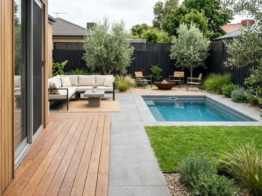 A garden made from a description