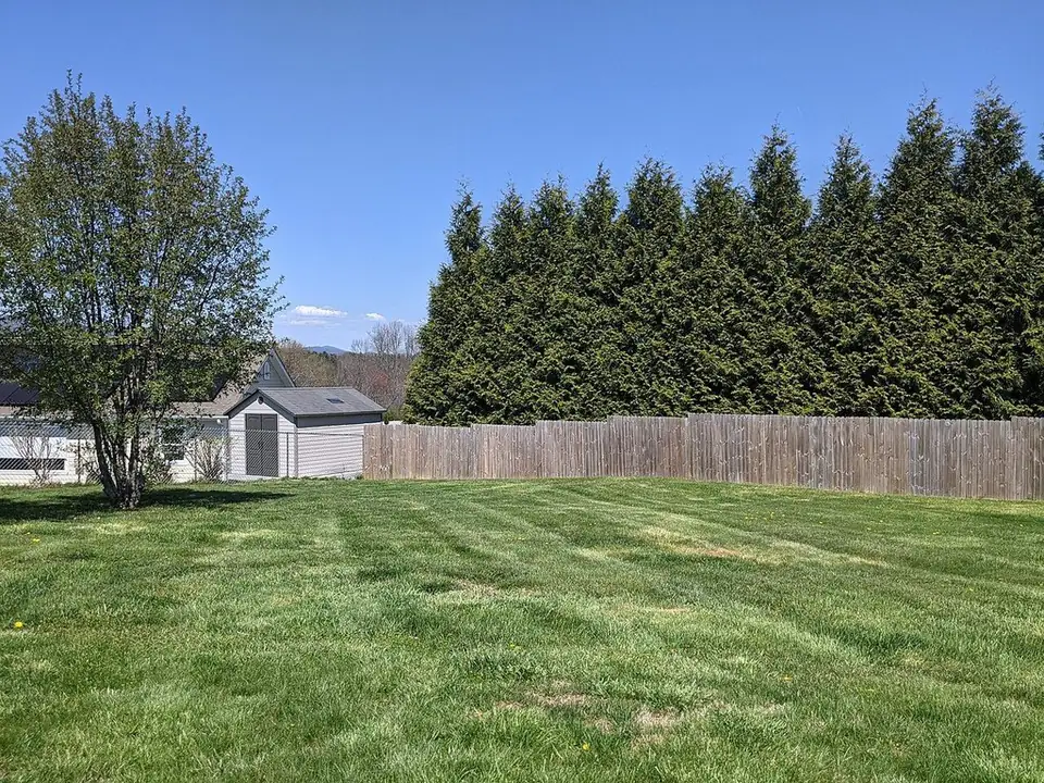 A yard before its design